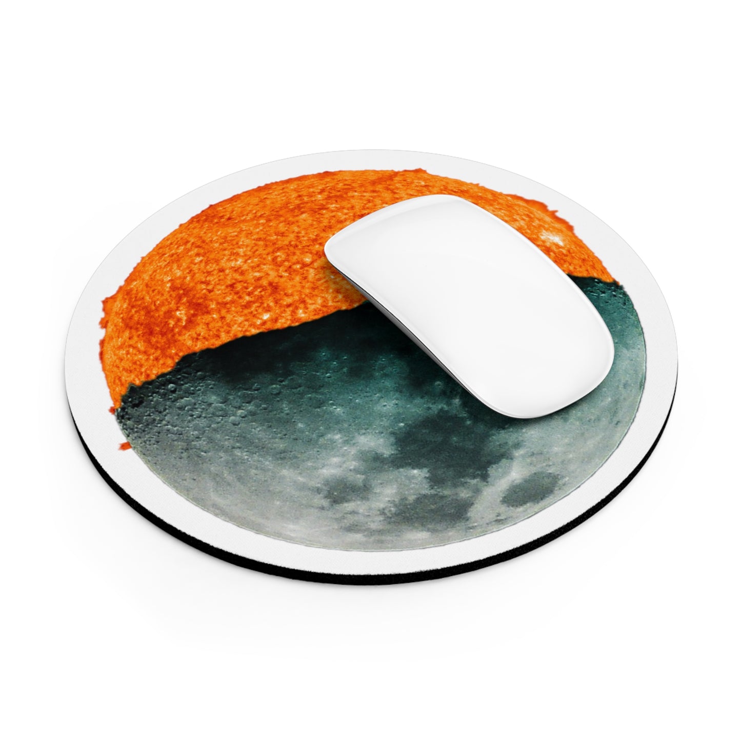 Half Sun Half Moon- Mouse Pad