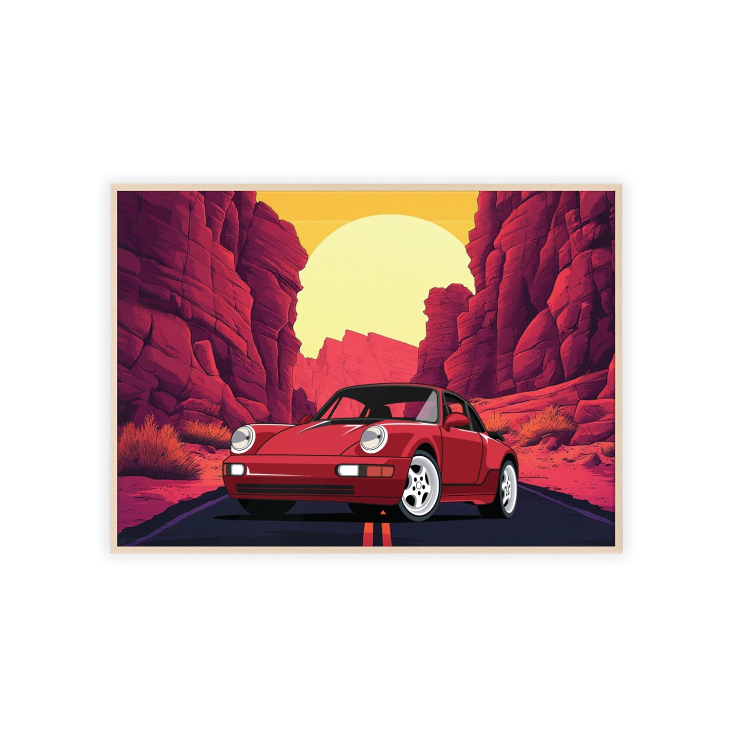 Posters with Wooden Frame