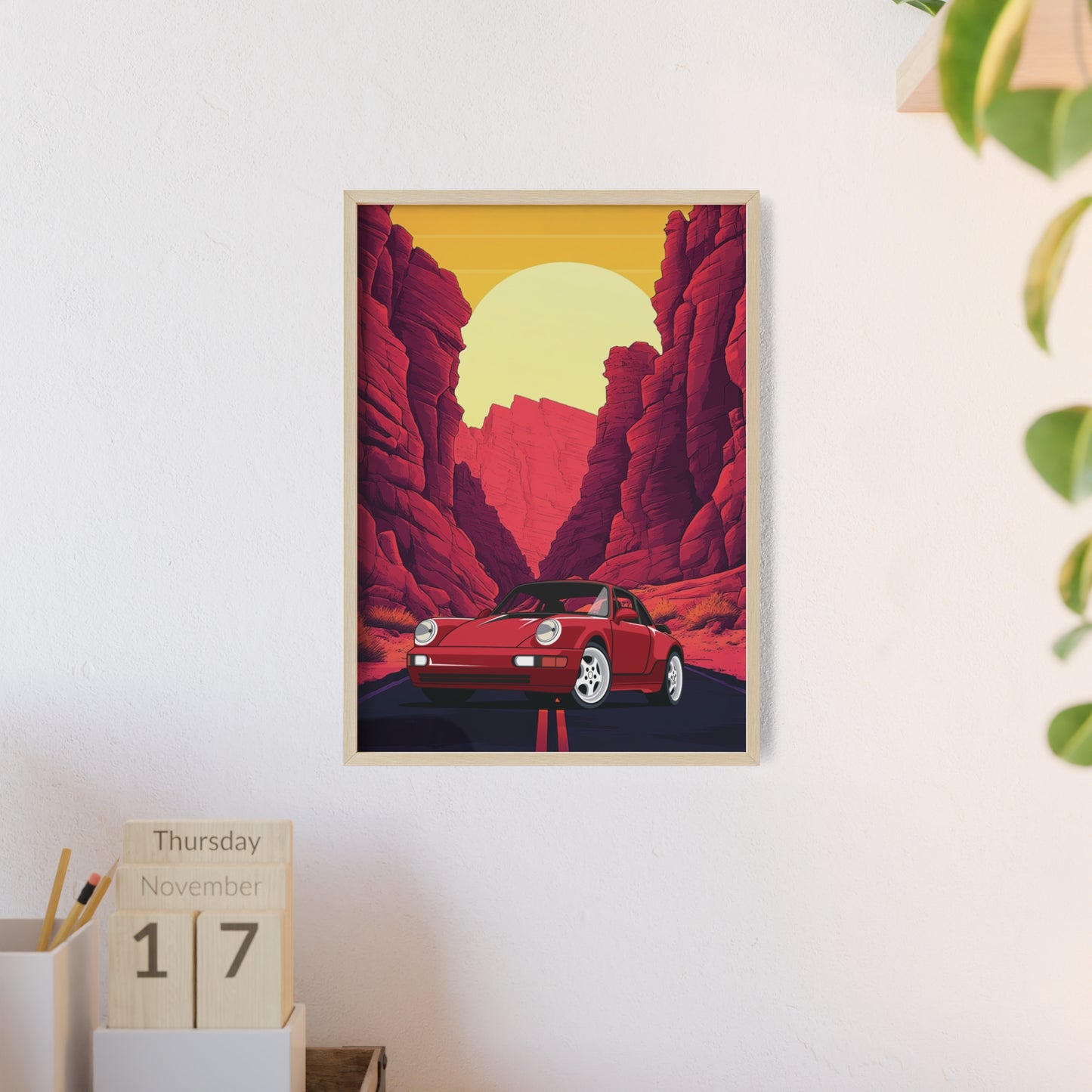 Posters with Wooden Frame