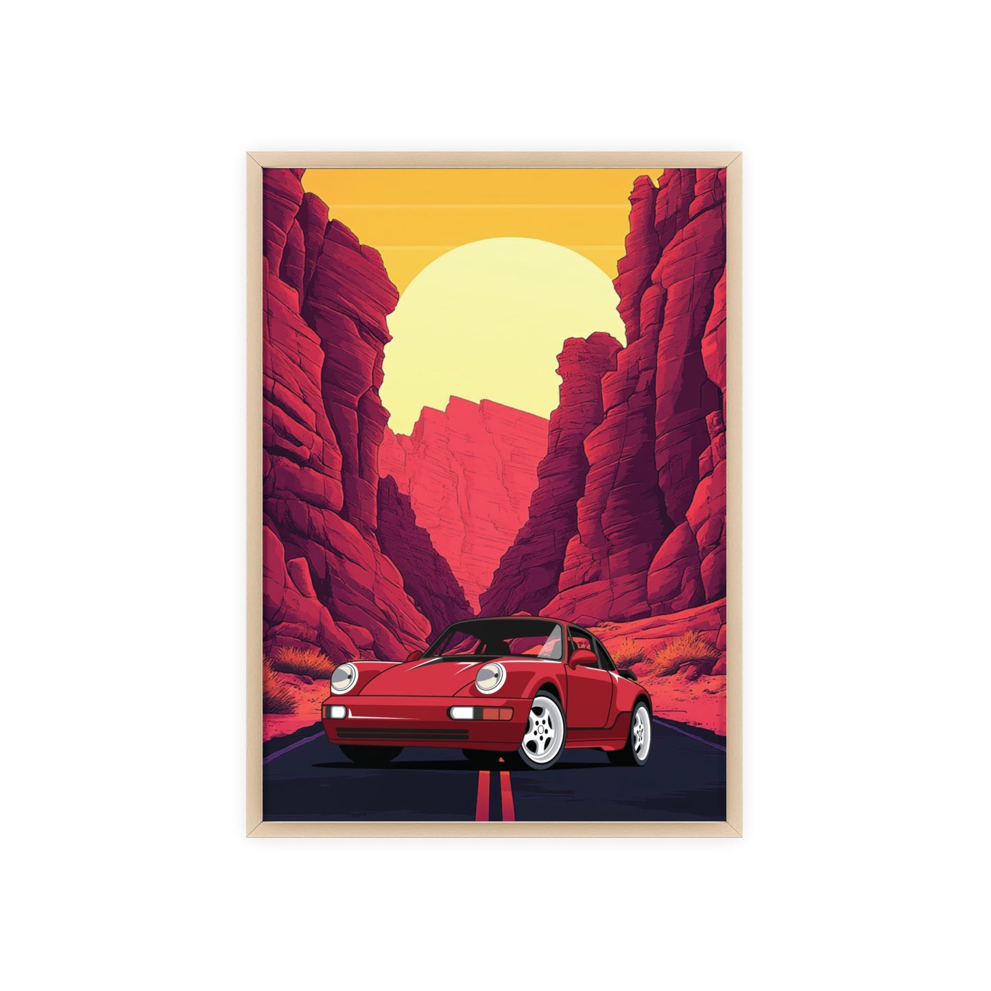 Posters with Wooden Frame