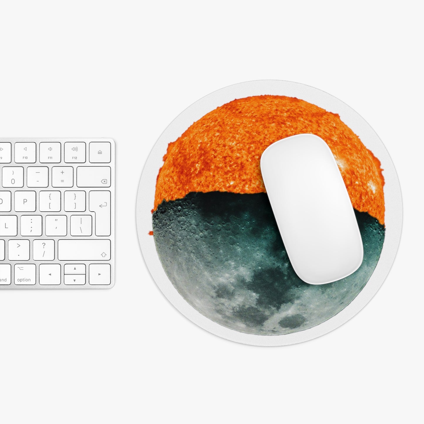 Half Sun Half Moon- Mouse Pad