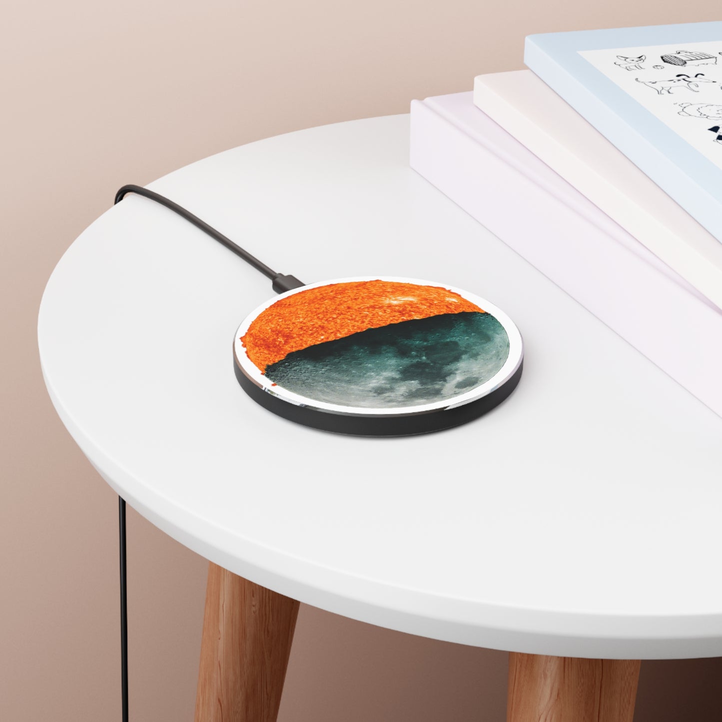 Half Sun Half Moon- Wireless Charger