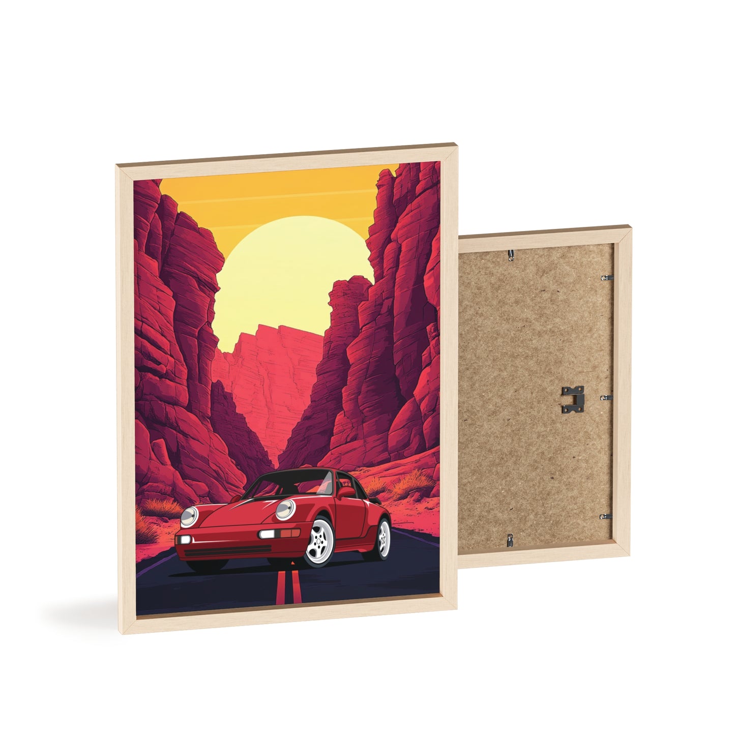 Posters with Wooden Frame
