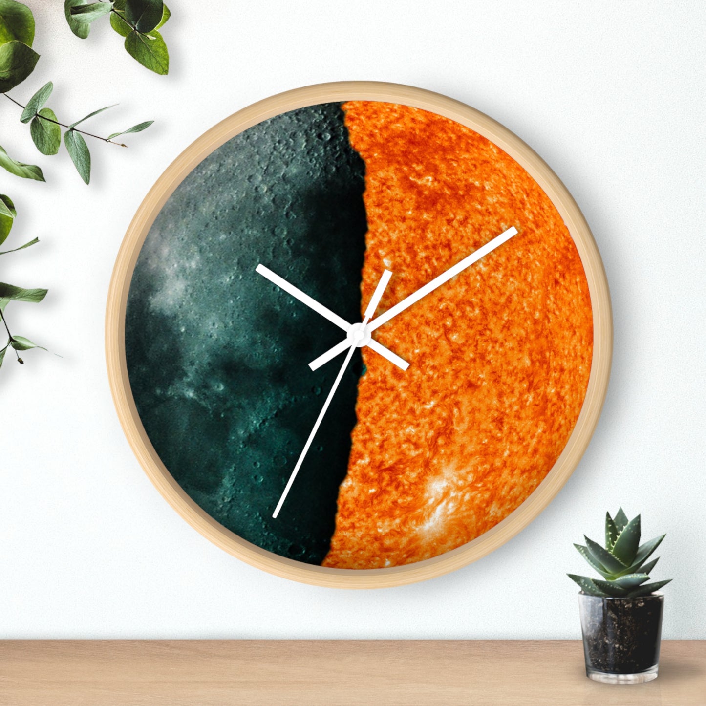 Sun And moon - Wall clock