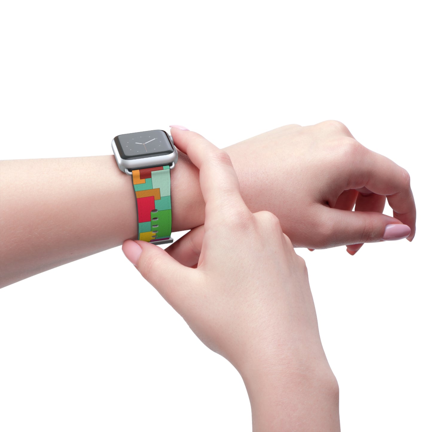 Squares and Rectangles Watch Band