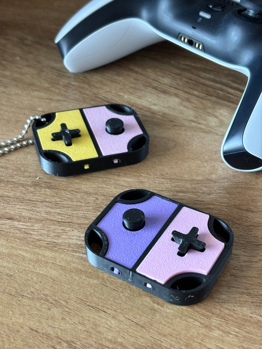 Retro Gamepad Keychain Fidget