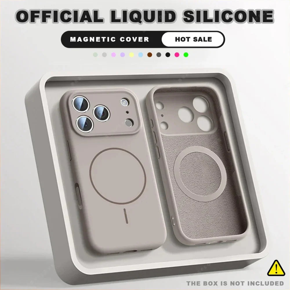 Magnetic Silicone Phone Case Delux Pack for iPhone 14 to iPhone 17 series